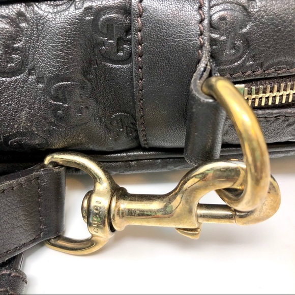 ✨GUCCI✨ Signature Monogram Leather Briefcase - Picture 4 of 8